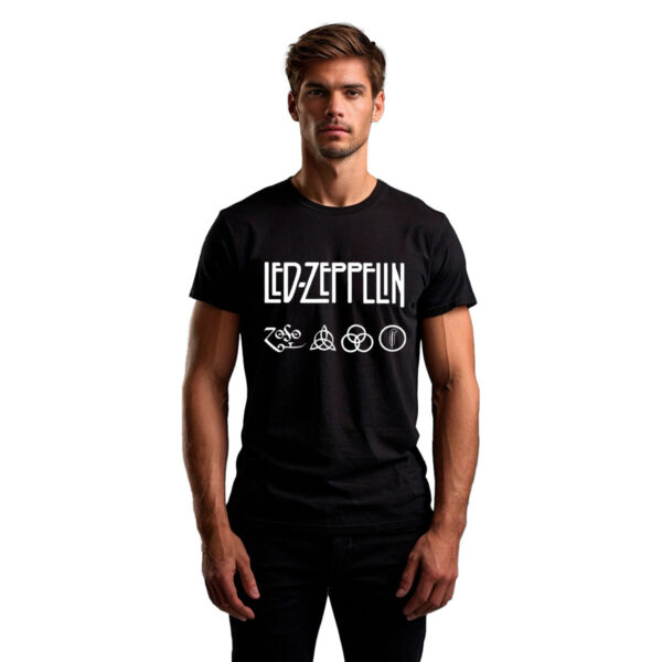 Playera Led Zeppelin Simbolos Hombre