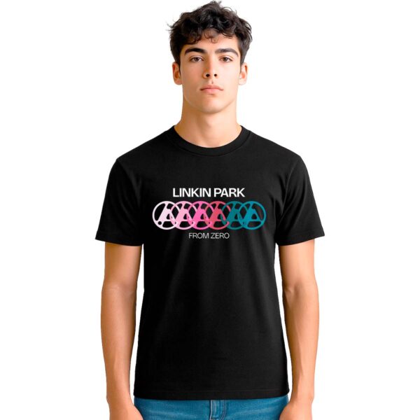 Playera Linkin Park From Zero Logos Hombre
