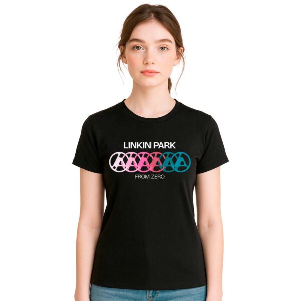 Playera Linkin Park From Zero Logos Mujer