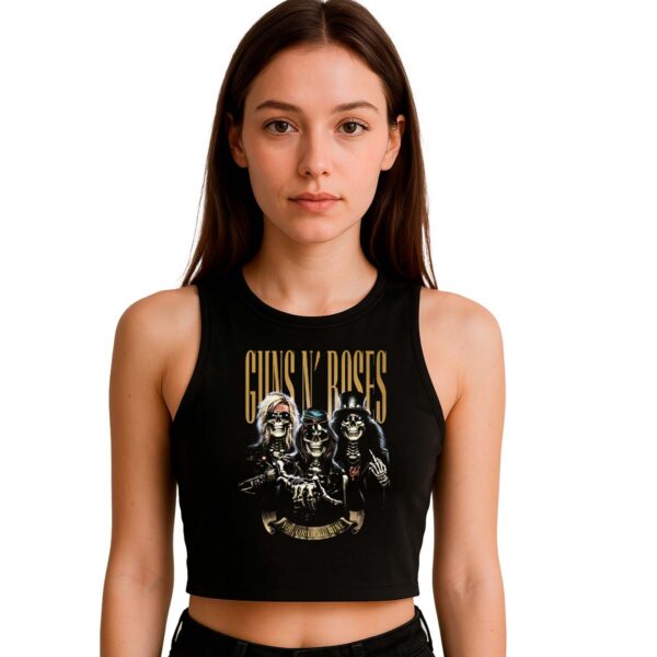 Tank Top Guns N Roses Calaveras Mujer