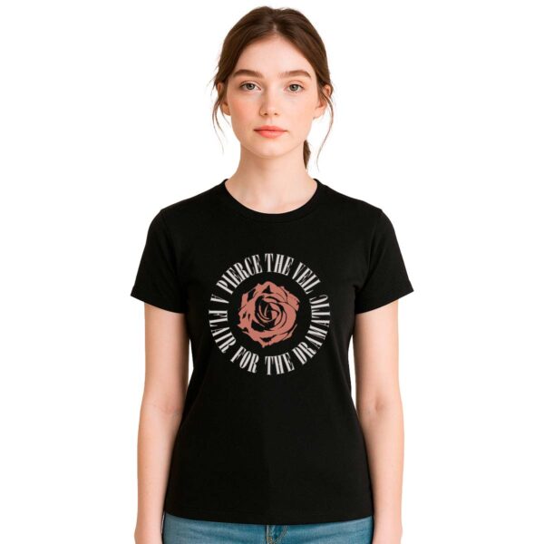 Playeras Pierce the Veil Dramatic Rose Mujer