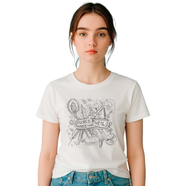 Playeras Pierce the Veil Misadventures Mujer