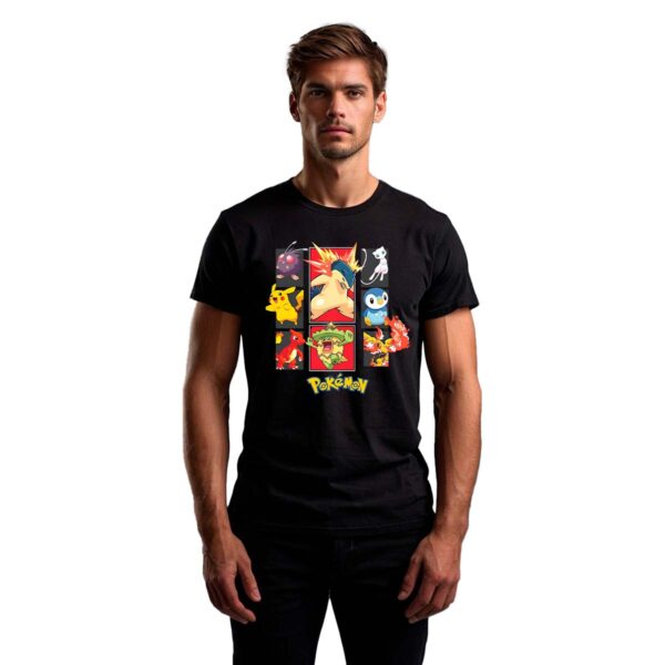 Playeras Pokémon Personajes Hombre
