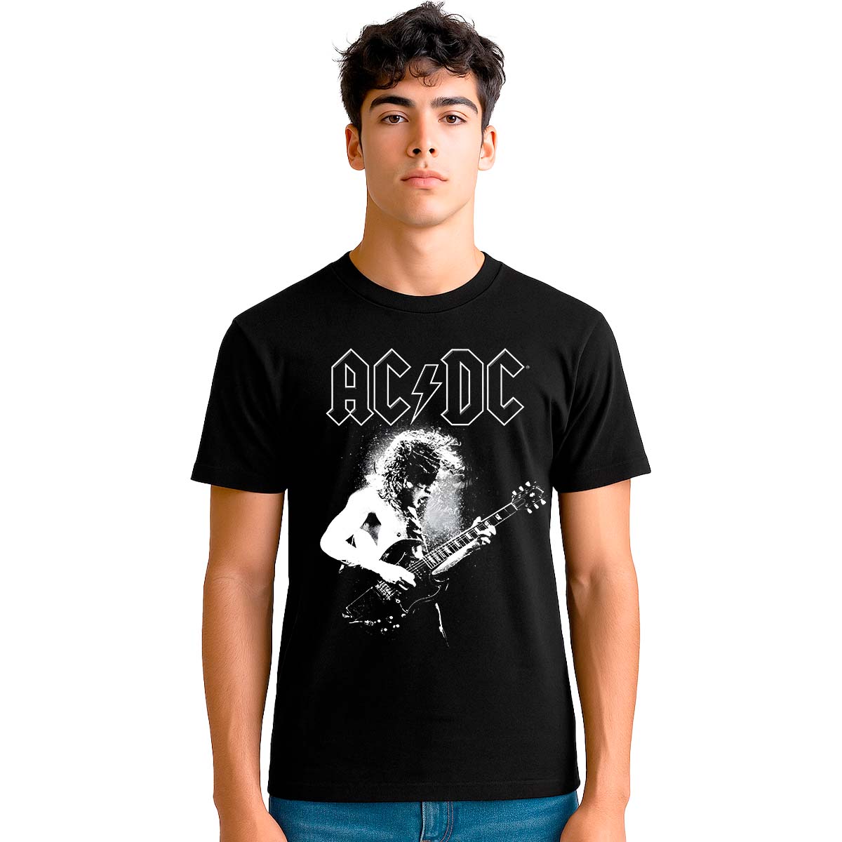 Playera AC DC Angus Electric Hombre