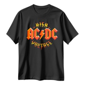 Playera AC DC High Voltage