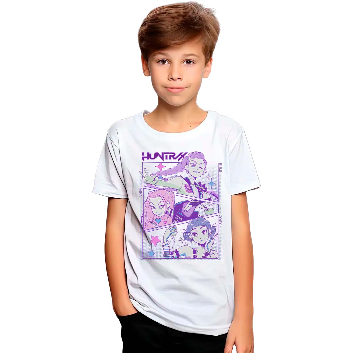 Playera HUNTRIX Toddler Niño Blanca