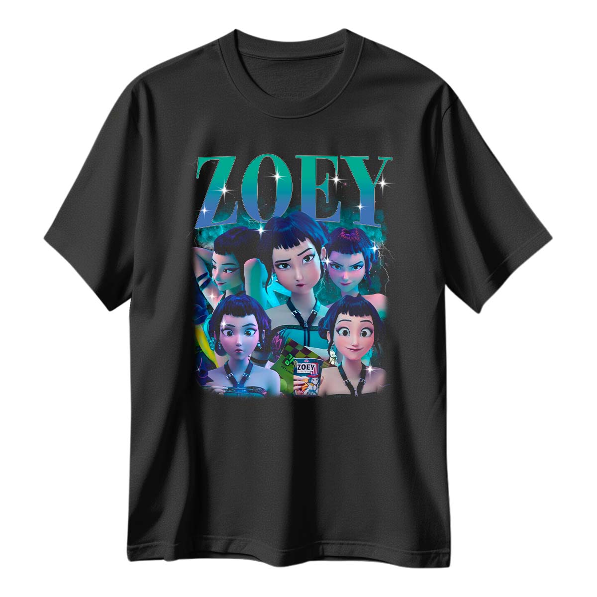 Playera Las Guerreras del K-Pop Zoey Caras