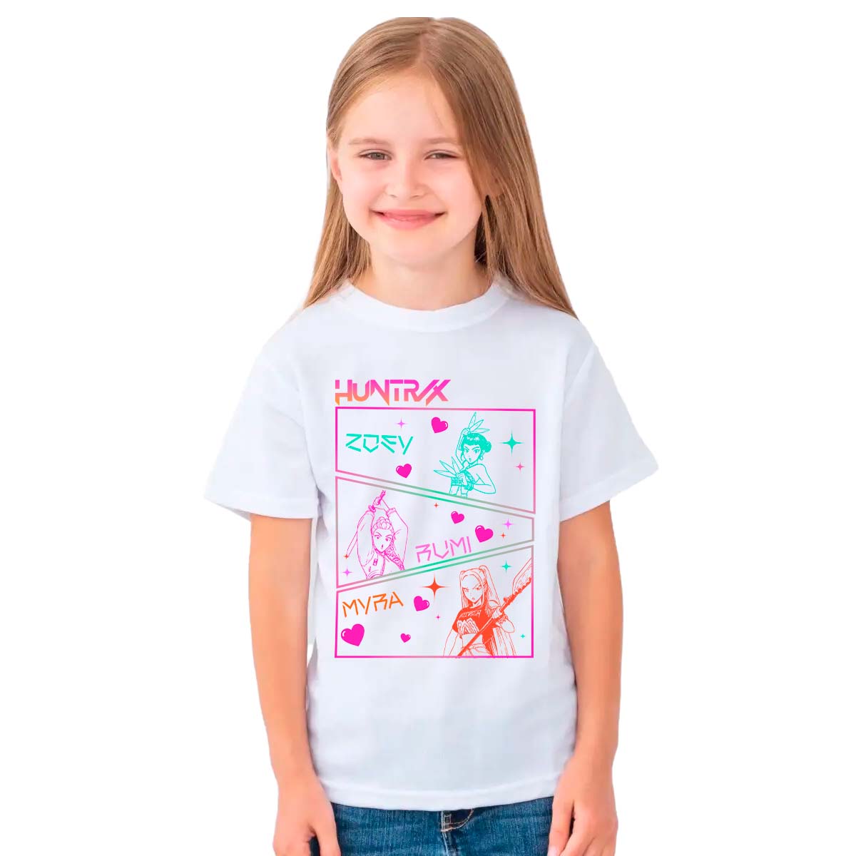 Playera Huntrix Neon Nina