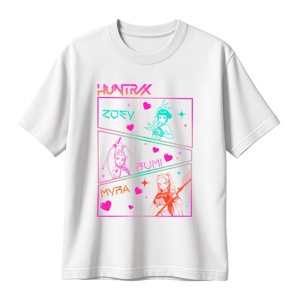 Playera Huntrix Neon
