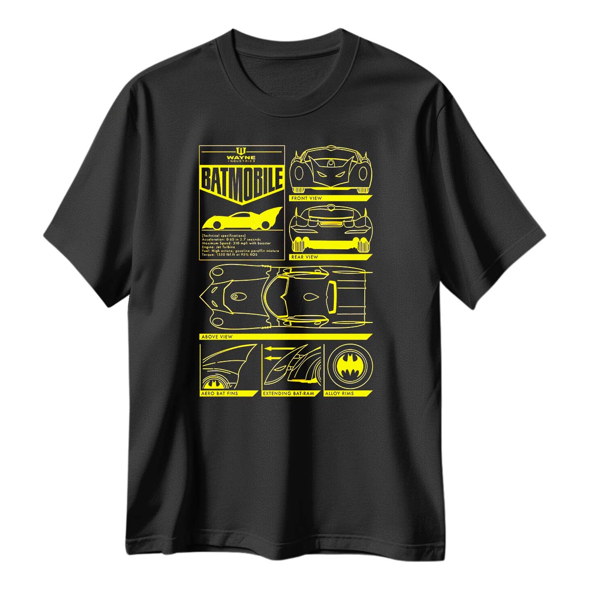 Playera Batman Batmobile