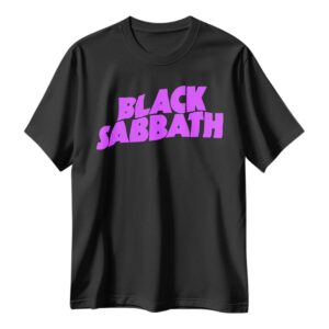 Playera Black Sabbath Logo Morado