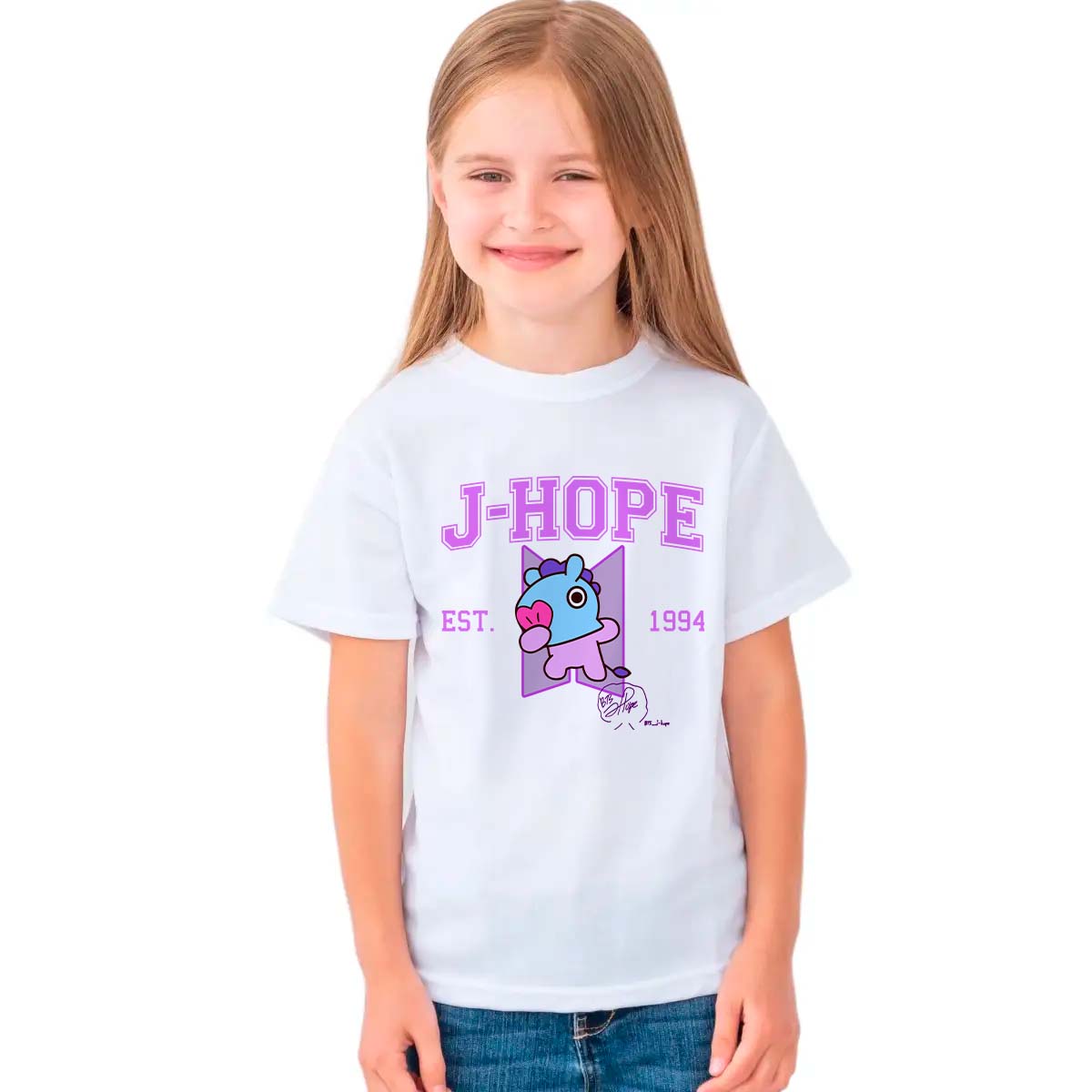 Playera bts j hope Niña
