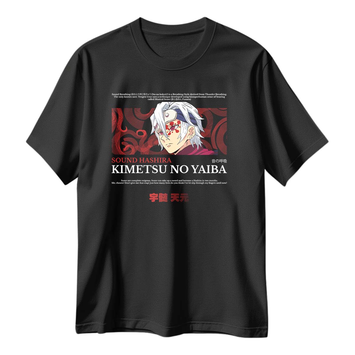 Playera Demon Slayer Pilar del Sonido Cuadro
