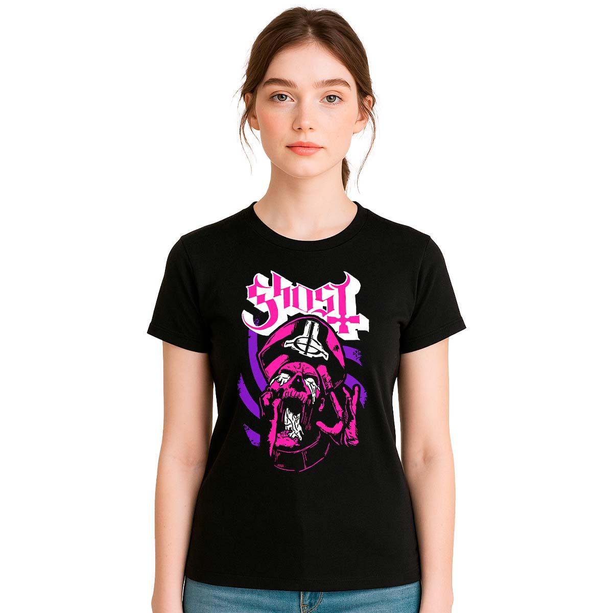 Playera ghost scream Mujer