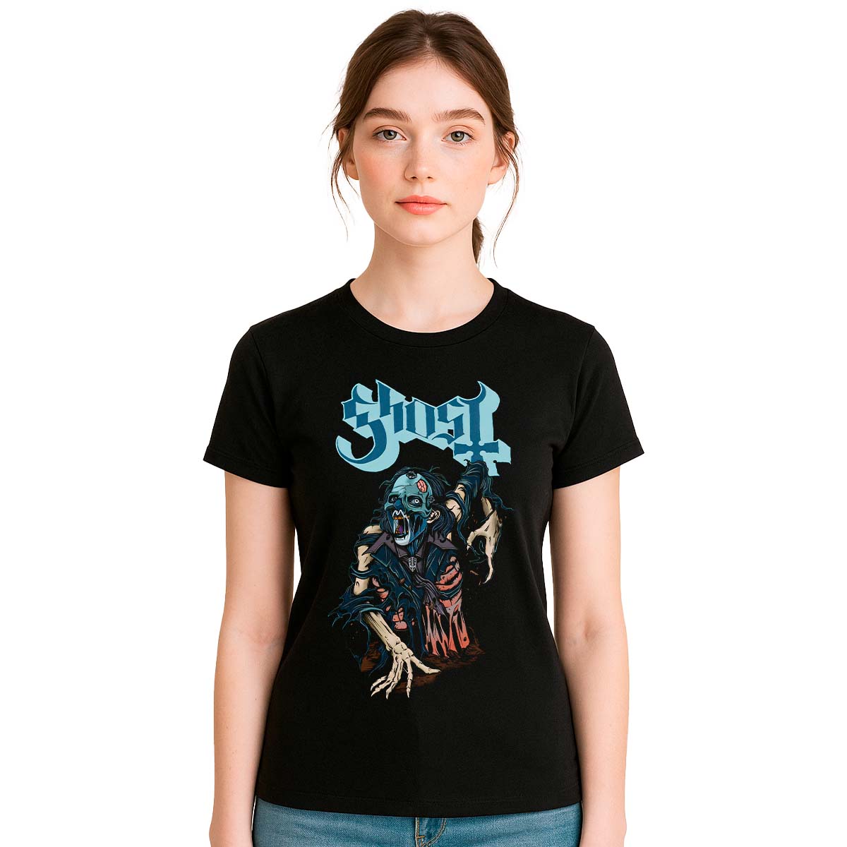 Playera Ghost Zombie Mujer