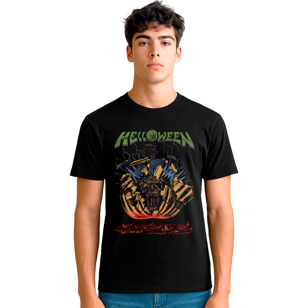 Playera Helloween EP 1985 Hombre