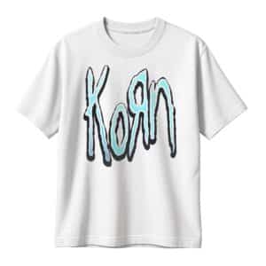 Playera KoRn Logo Azul