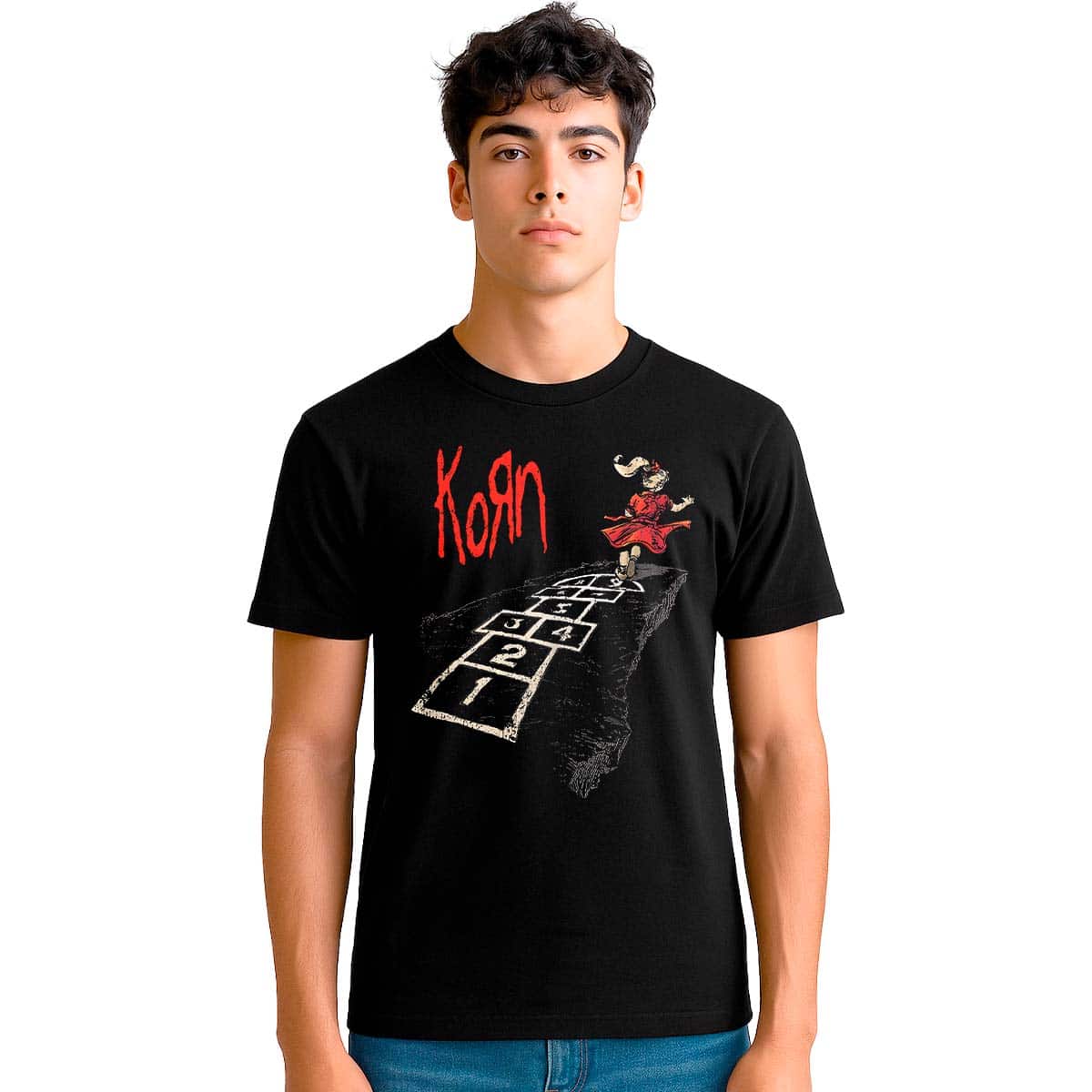Playera Korn Hopscotch Hombre