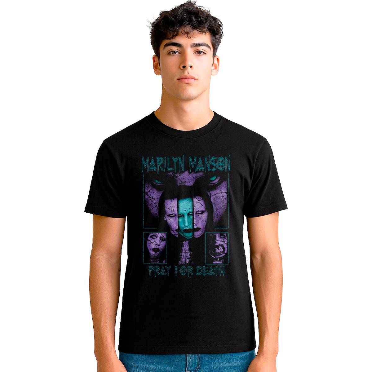 Playera Marilyn Manson Pray Hombre