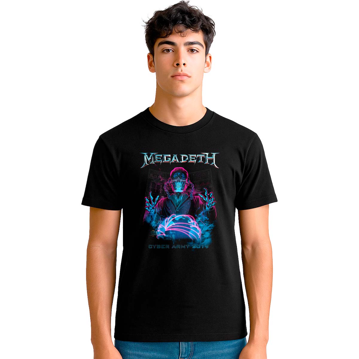 Playera Megadeth Cyber Army Hombre