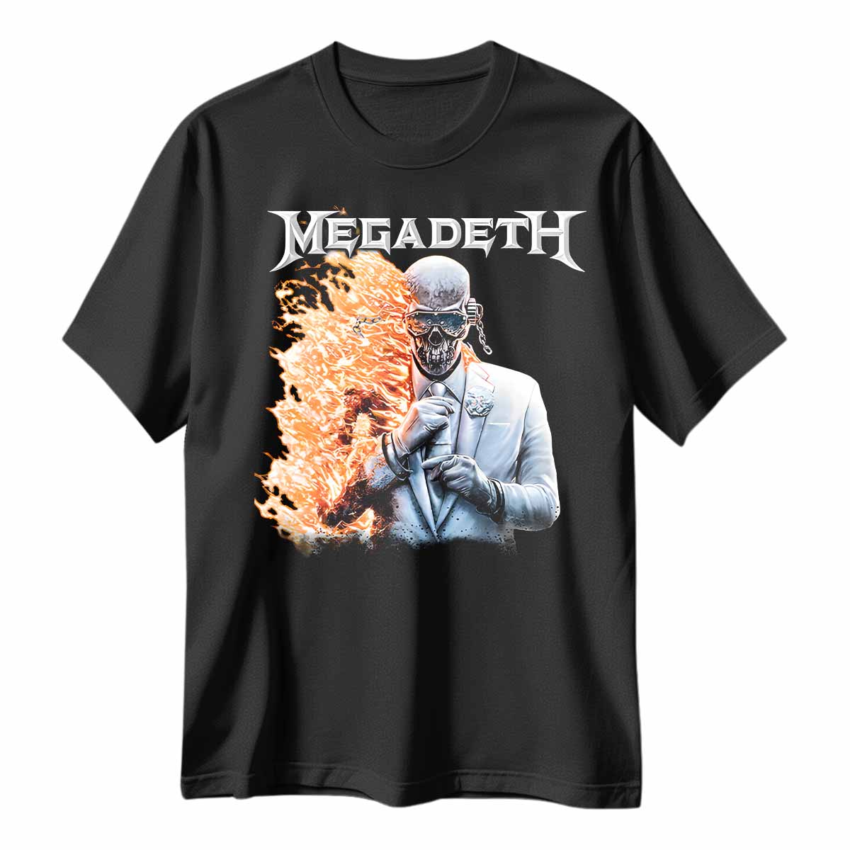 Playera Megadeth Flame Vic