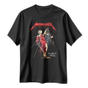Playera Metallica in Justice for All