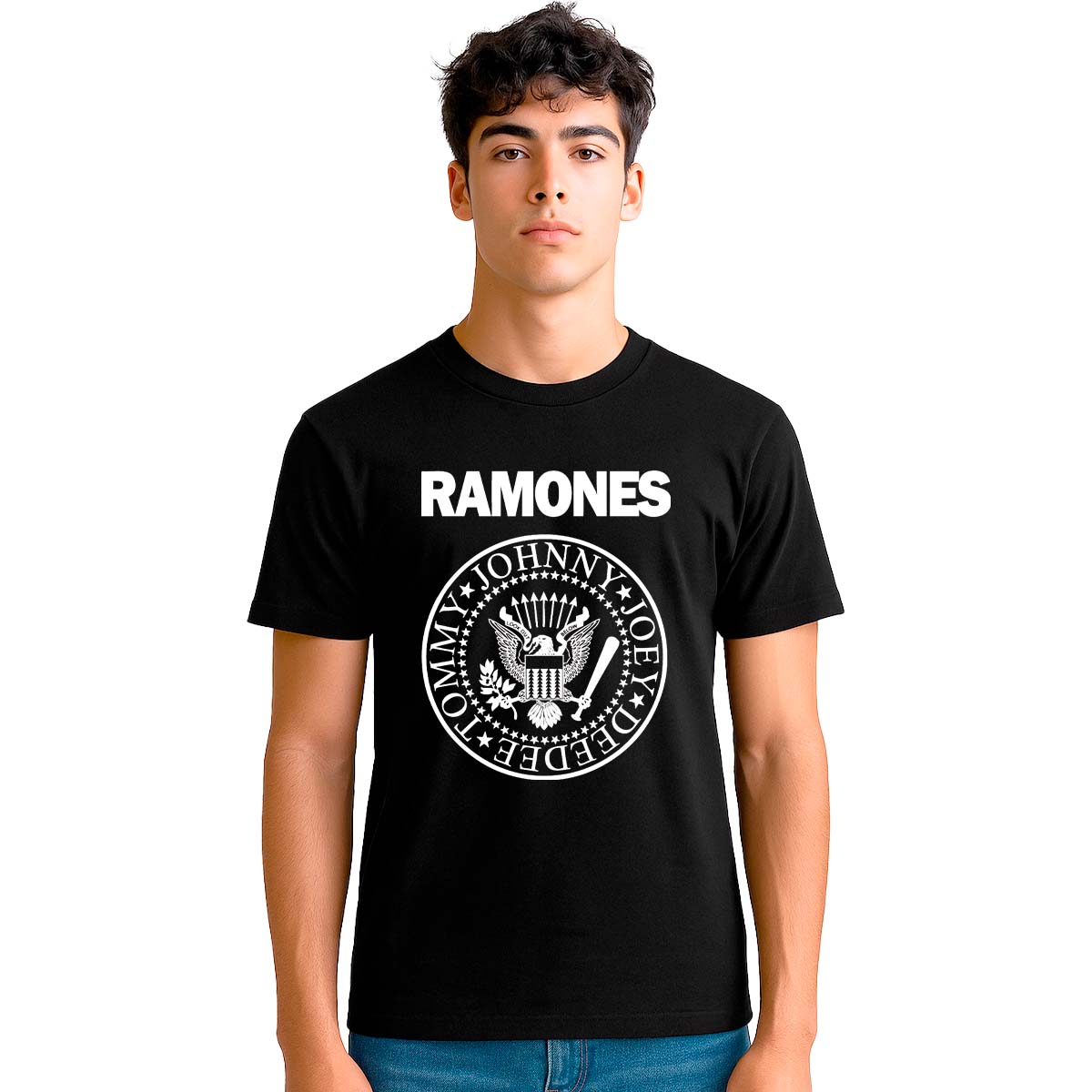 Playera Ramones Logo Hombre
