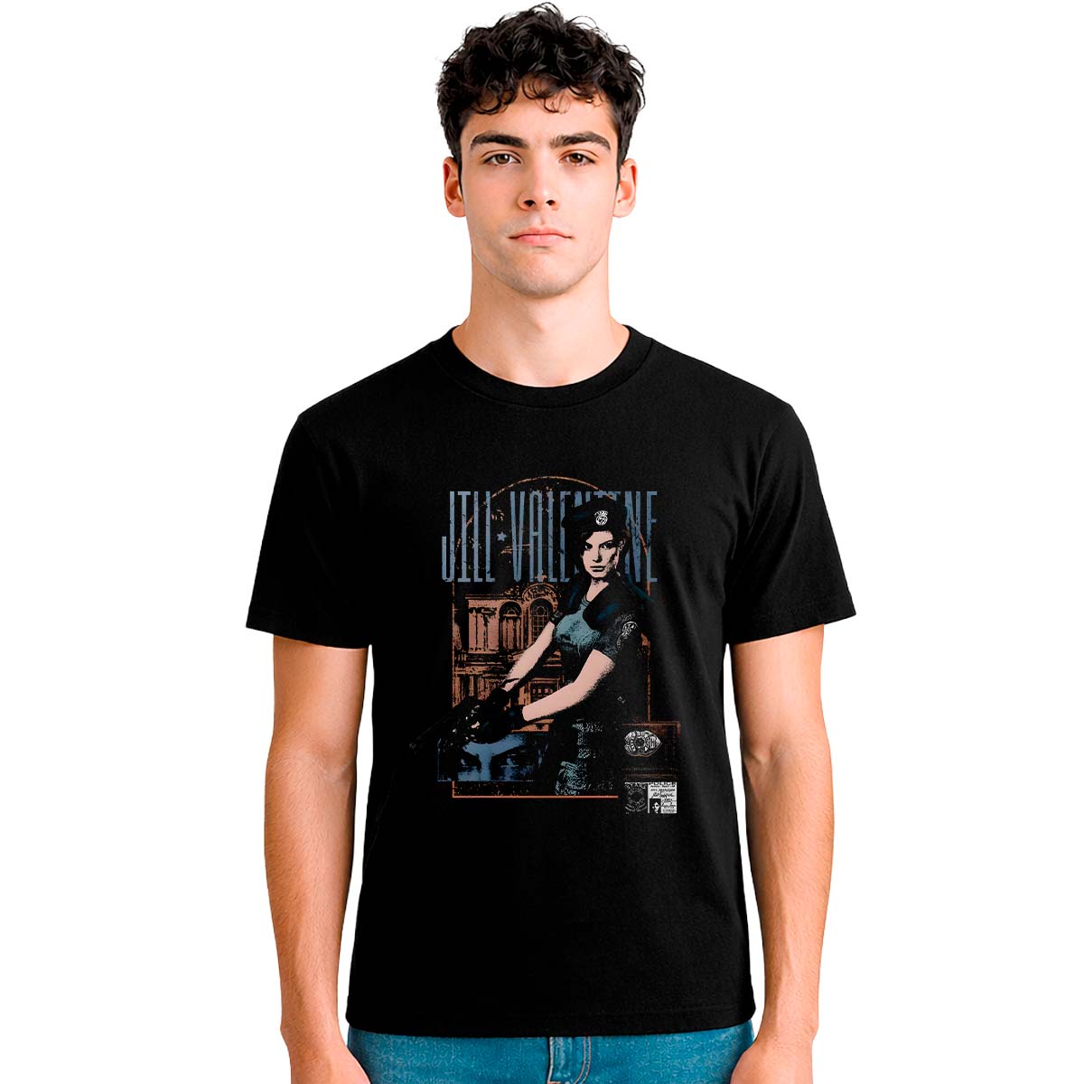 Playera Resident Evil 1 Jill Hombre