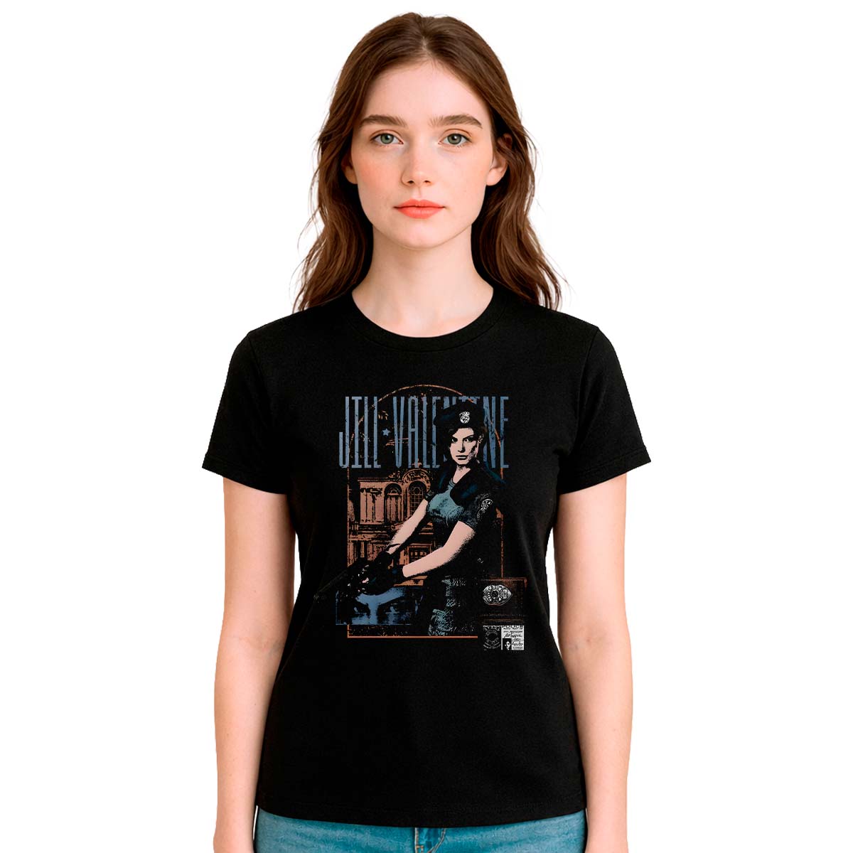 Playera Resident Evil 1 Jill Mujer