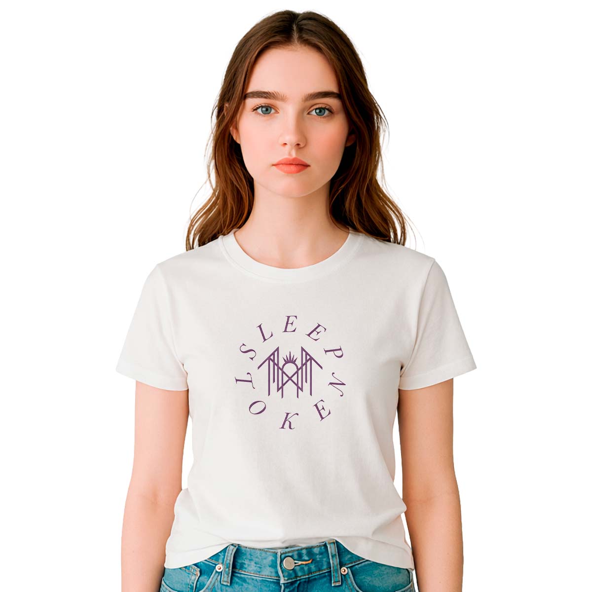 Playera Sleep Token Feather Sword Mujer