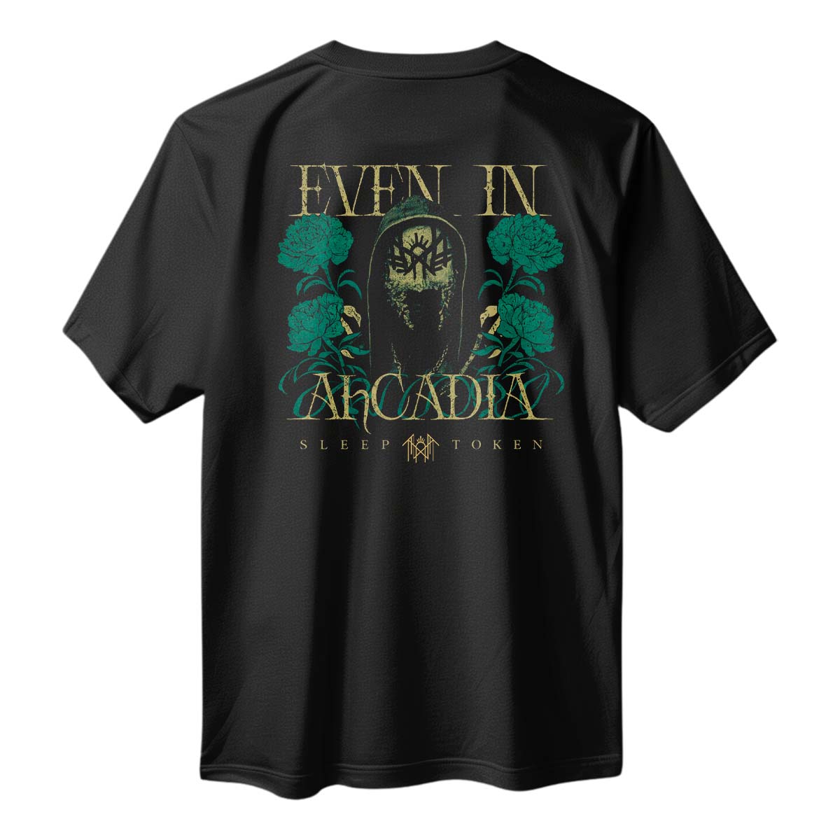 Playera Sleep Token Vessel Flowers Espalda