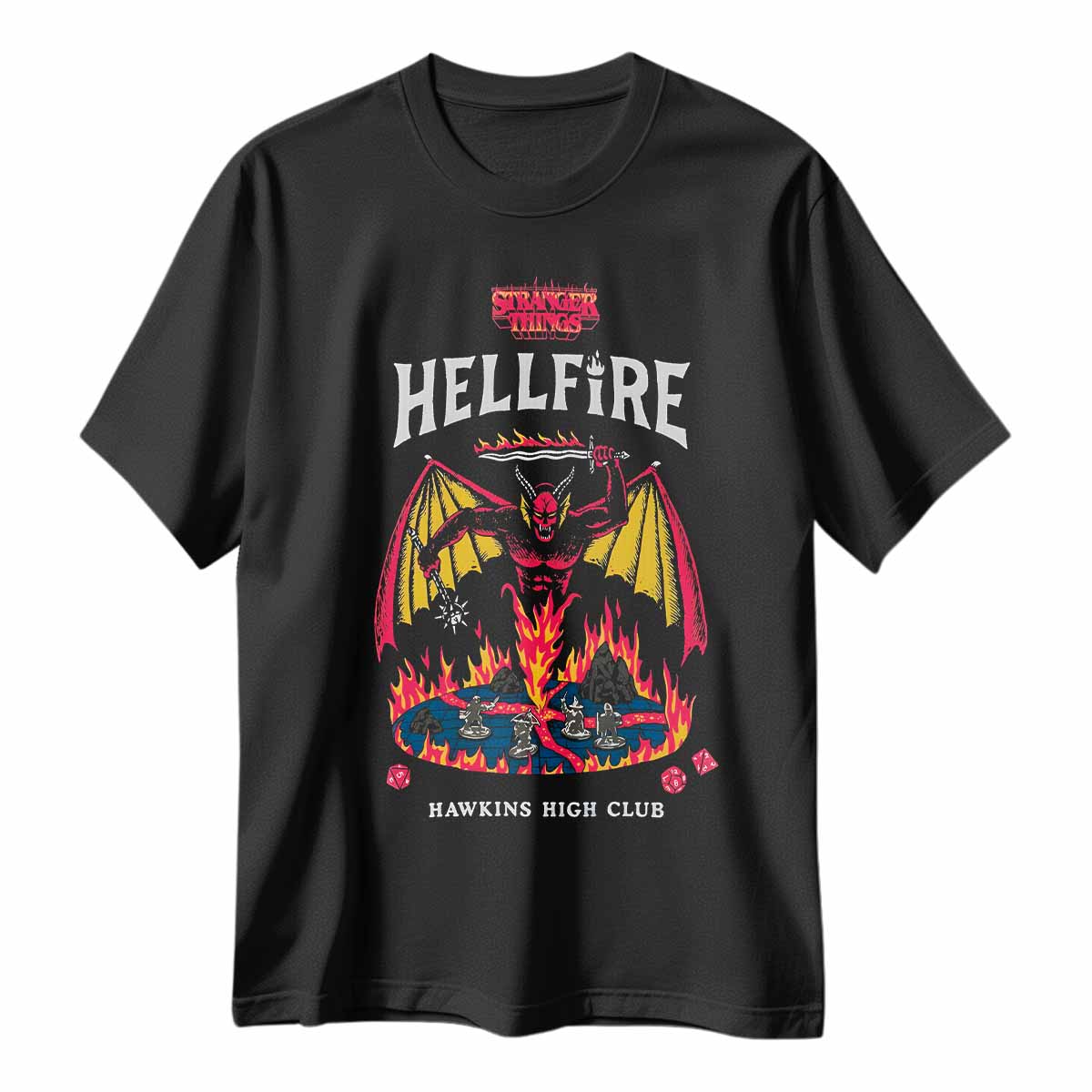 Playera Stranger Things Hellfire Club Juego