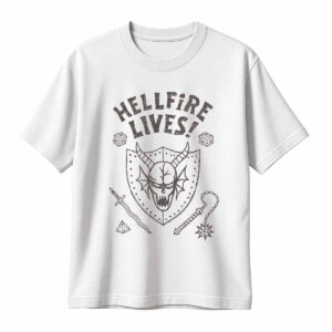 Playera Stranger Things Hellfire Lives