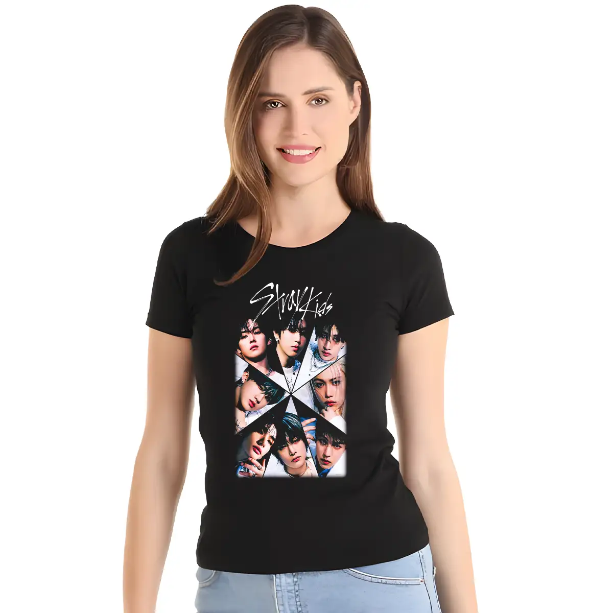 Playera Stray Kids Cristal Mujer
