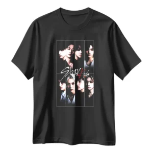 Playera Stray Kids Cuadros