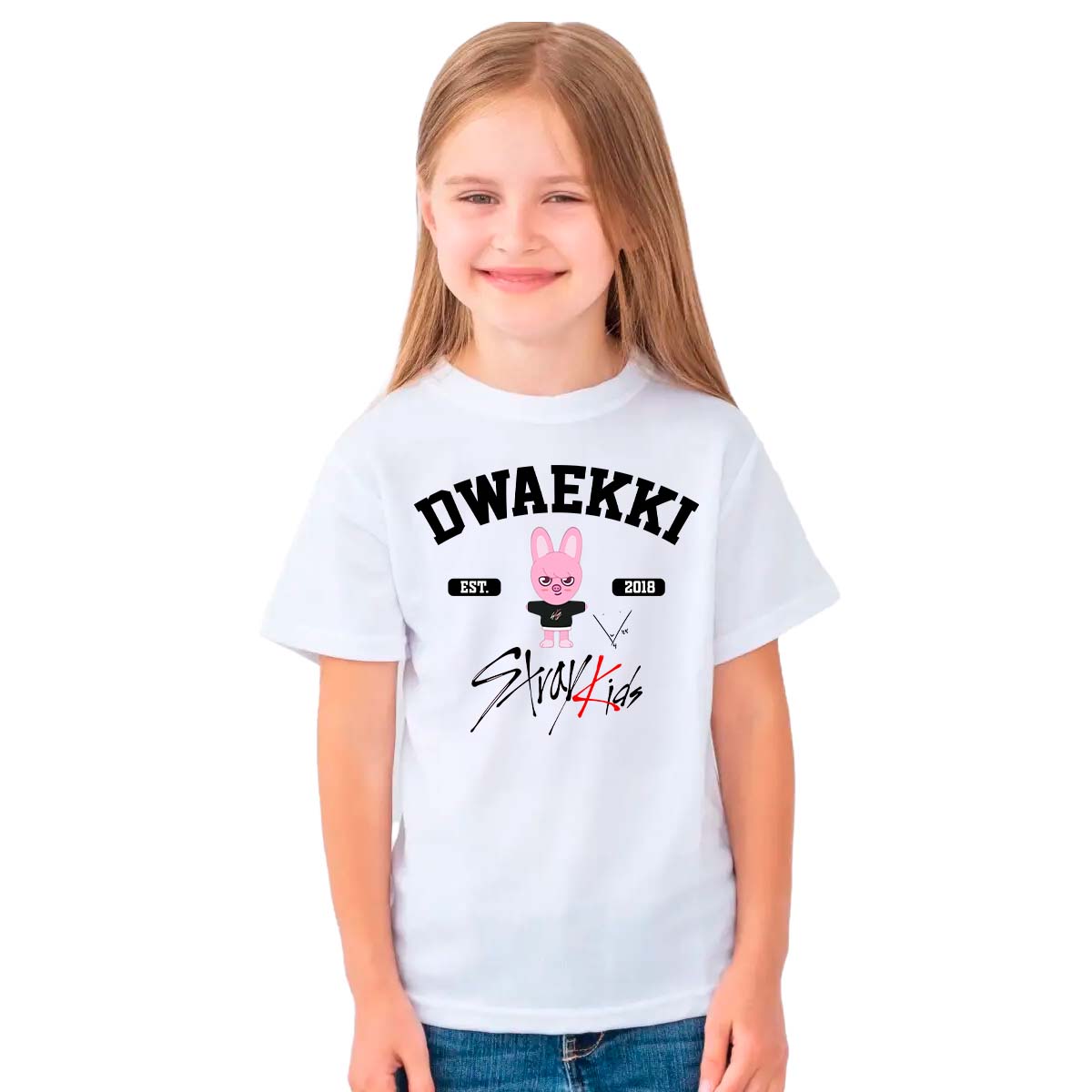 Playera Stray Kids Dewaekki Niña