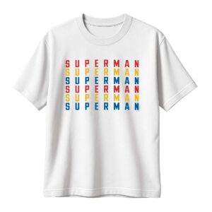 Playera Superman Letras