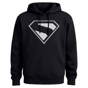Sudadera Superman Logo Gris