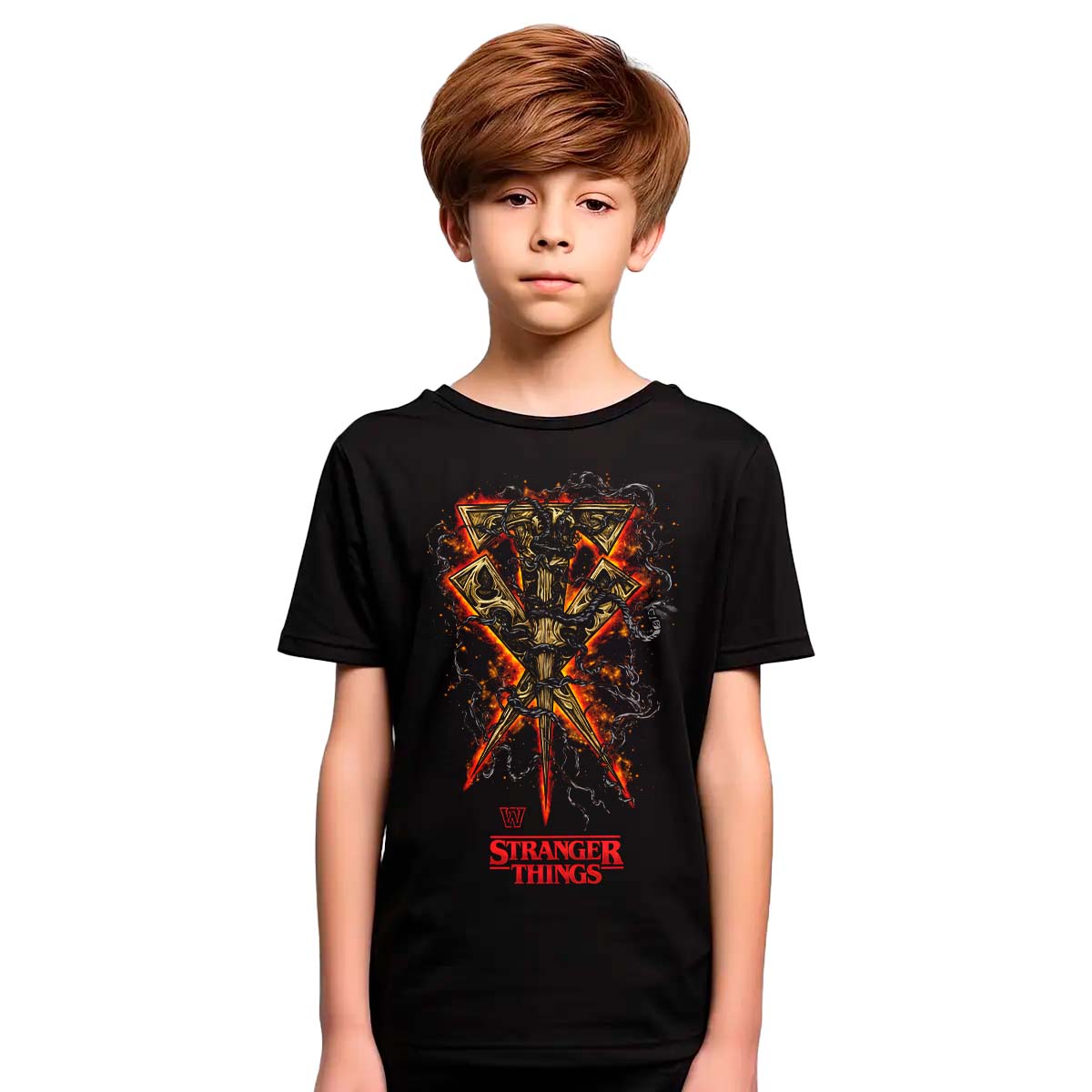 Playera WWE The Undertaker x Stranger Things Niño