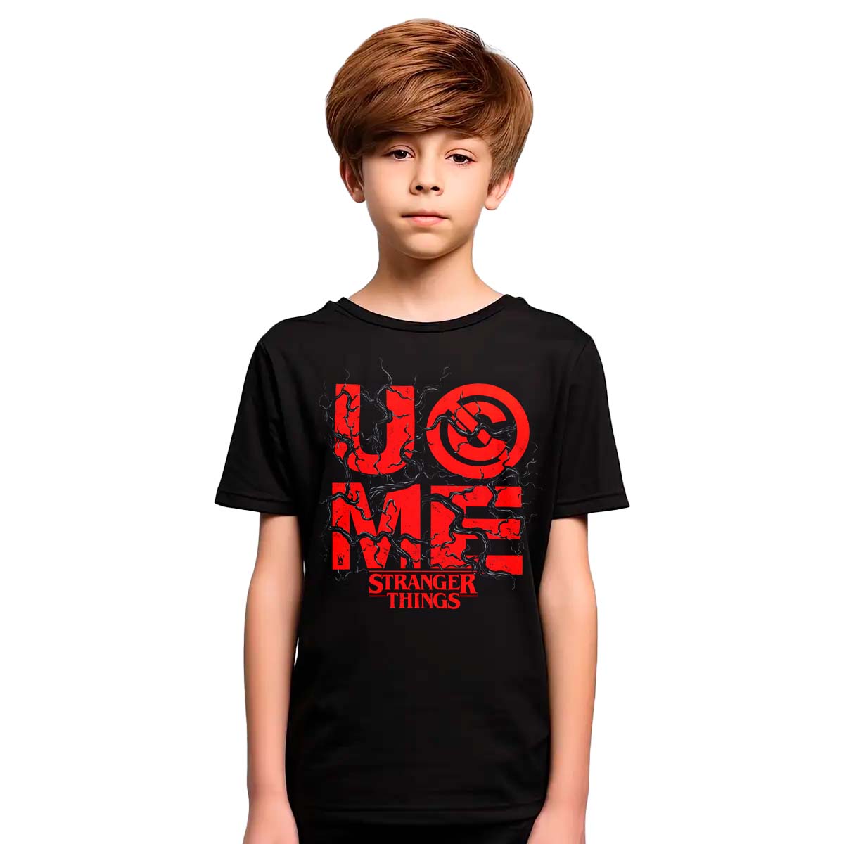 Playera WWE x Stranger Things John Cena Niño}