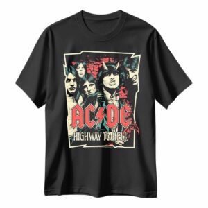 Playera AC DC Highway to Hell Graphic