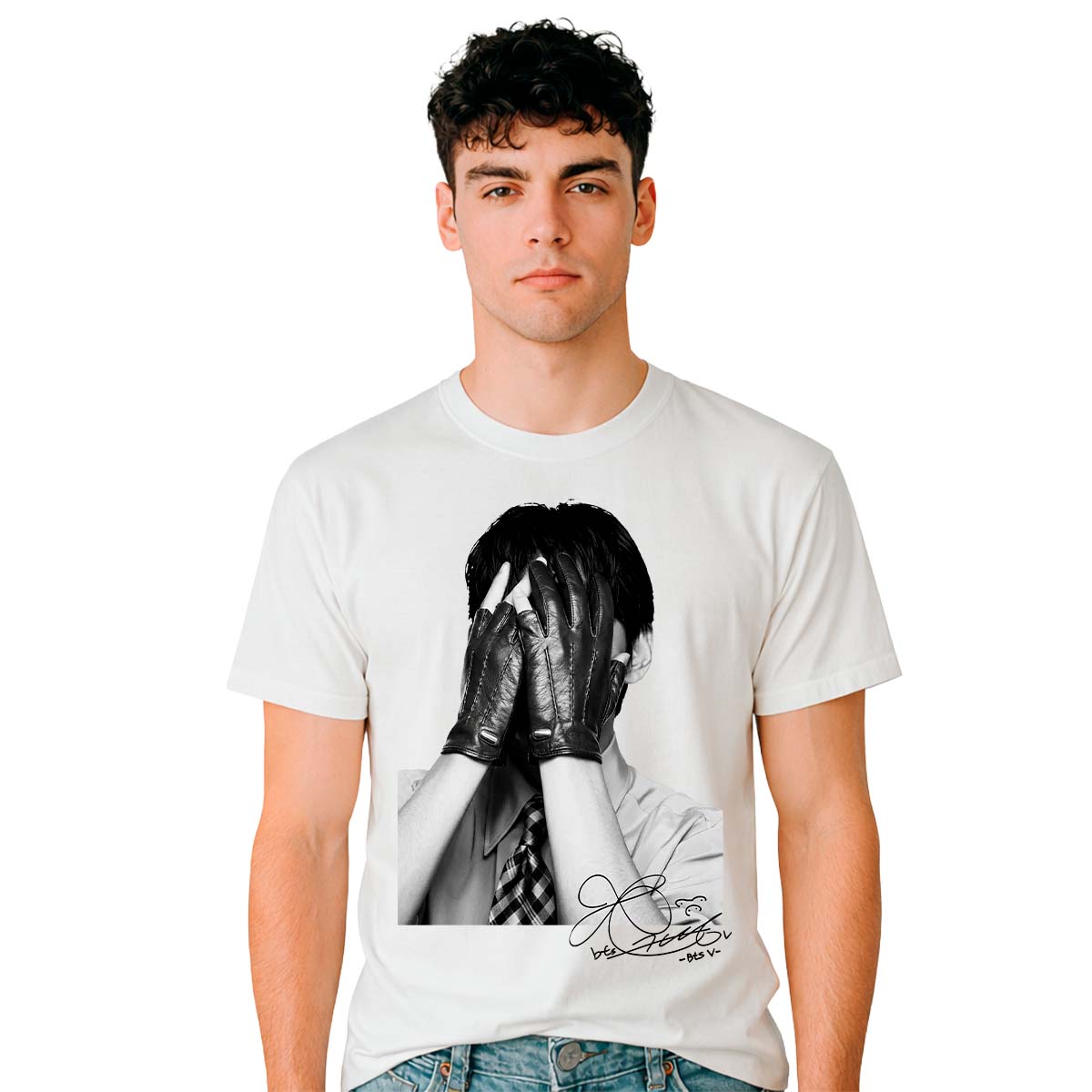 Playera BTS V Tour Hombre