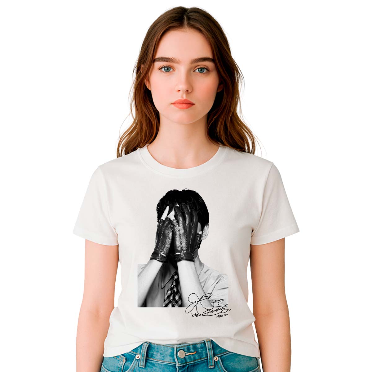 Playera BTS V Tour Mujer