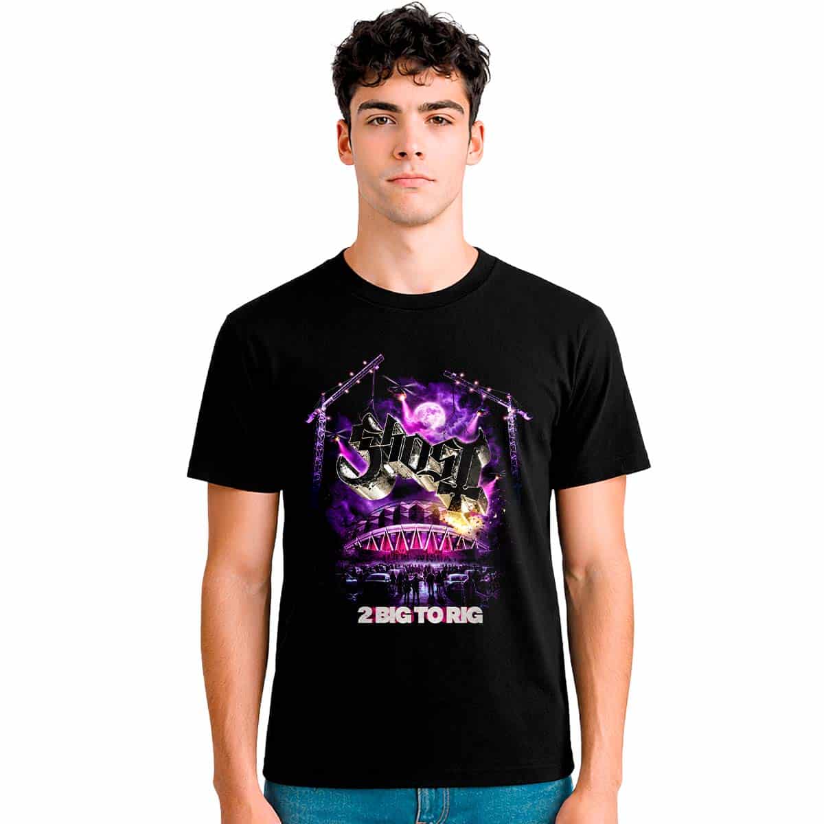 Playera Ghost 2 Big To Rig Hombre