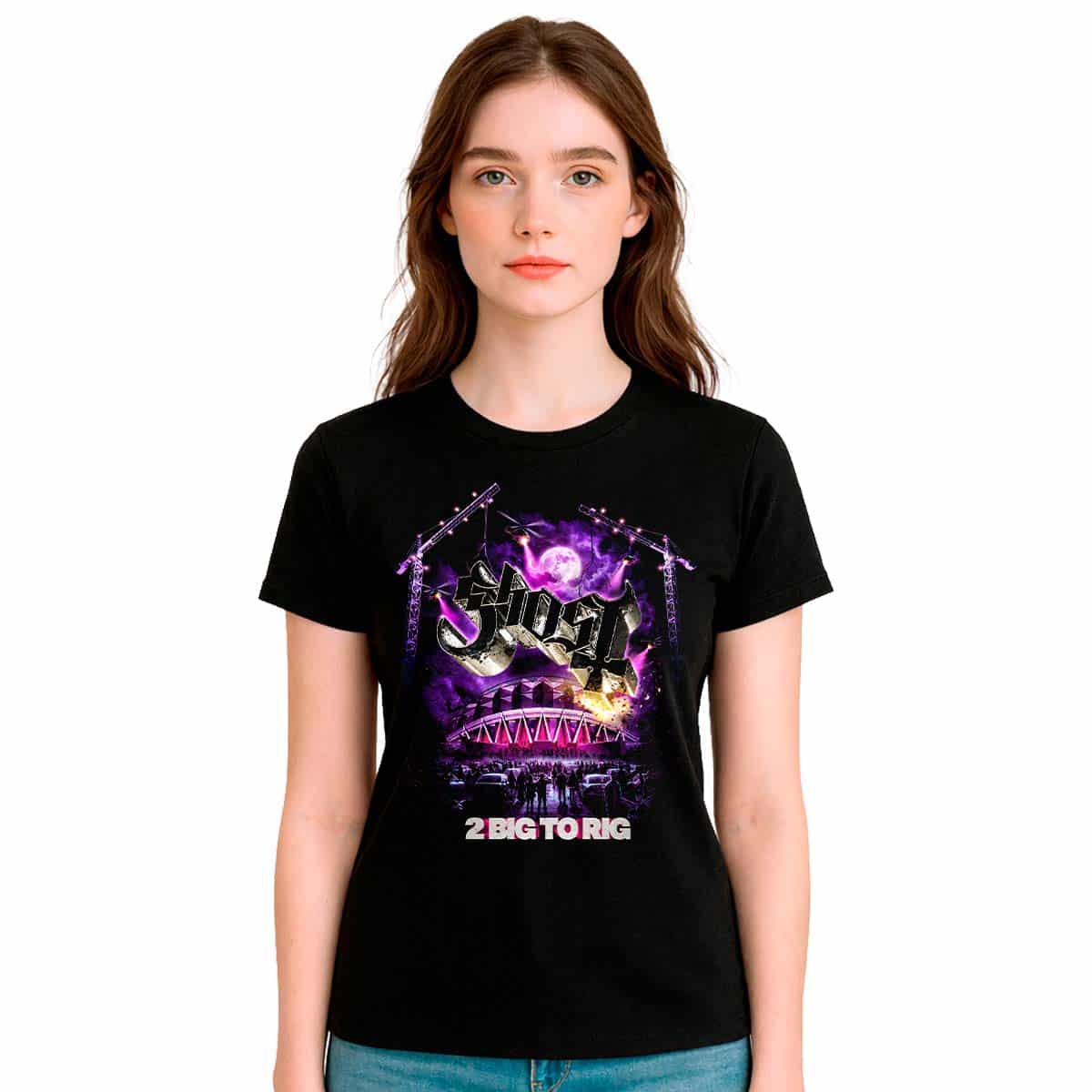 Playera Ghost 2 Big To Rig Mujer