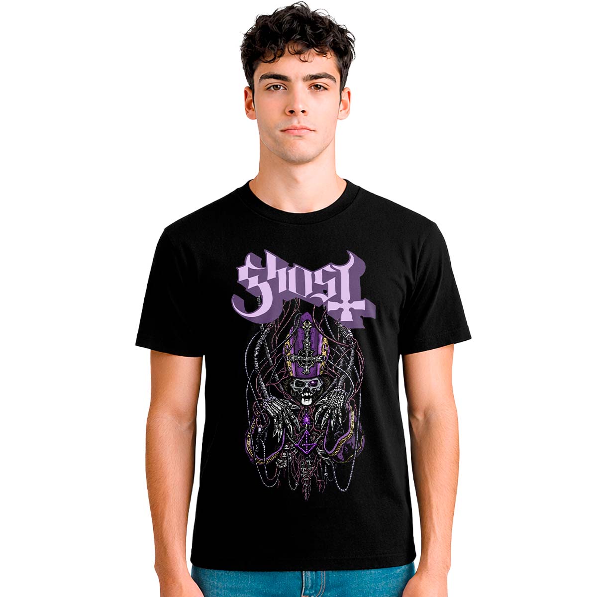 Playera Ghost Wired Papa Hombre