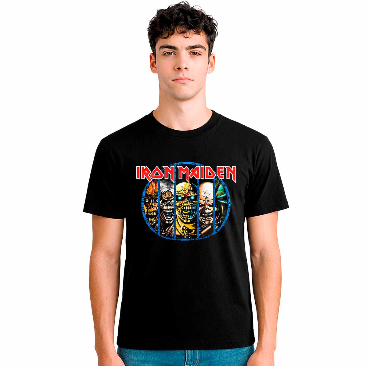 Playera Iron Maiden Eddie Evolution Hombre