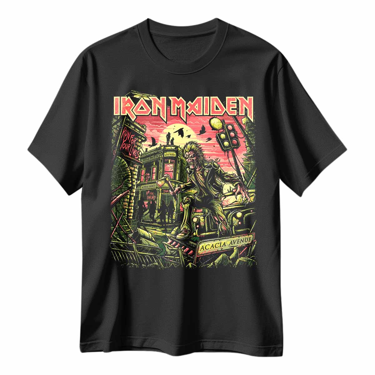 Playera Iron Maiden Zombie